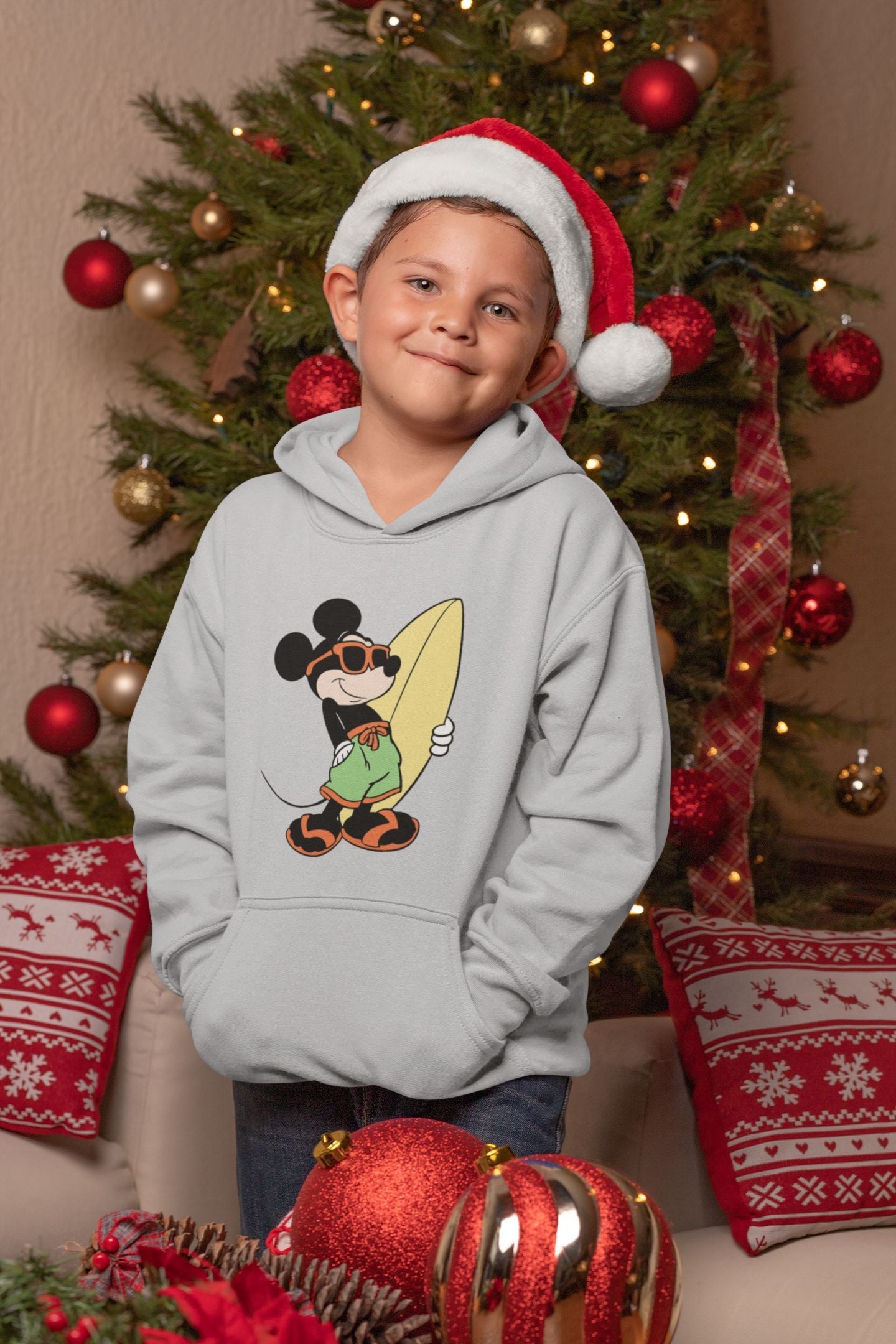 Cute Cartoon Boy Hoodies-FunkyTeesClub
