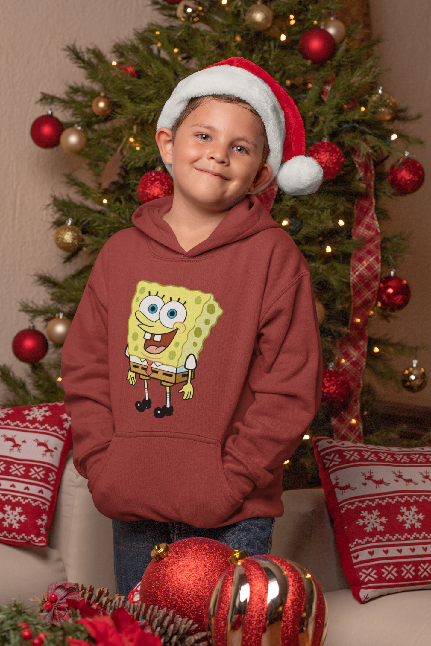 Cute Cartoon Boy Hoodies-FunkyTeesClub