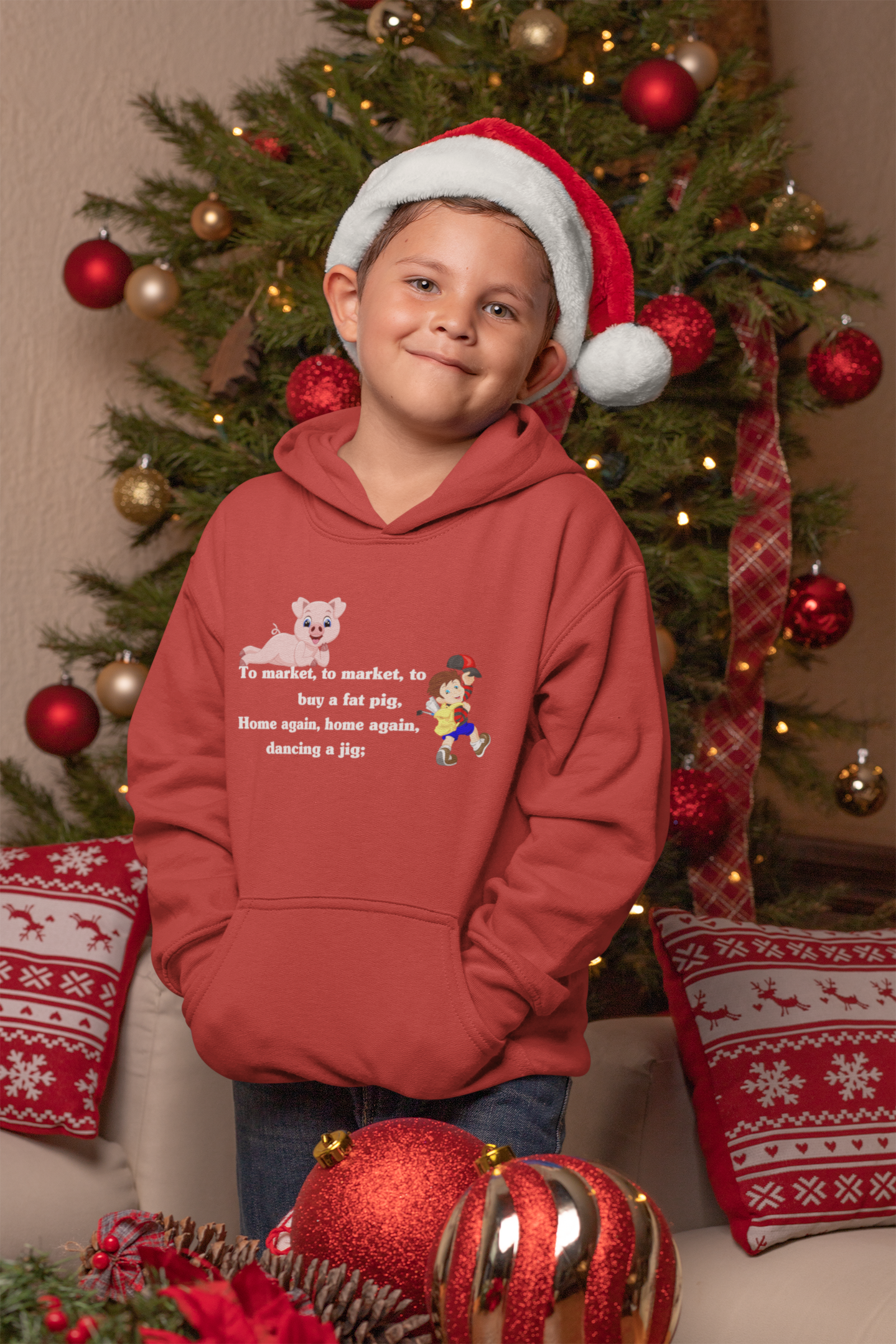 To Market To Market Poem Boy Hoodies-FunkyTeesClub