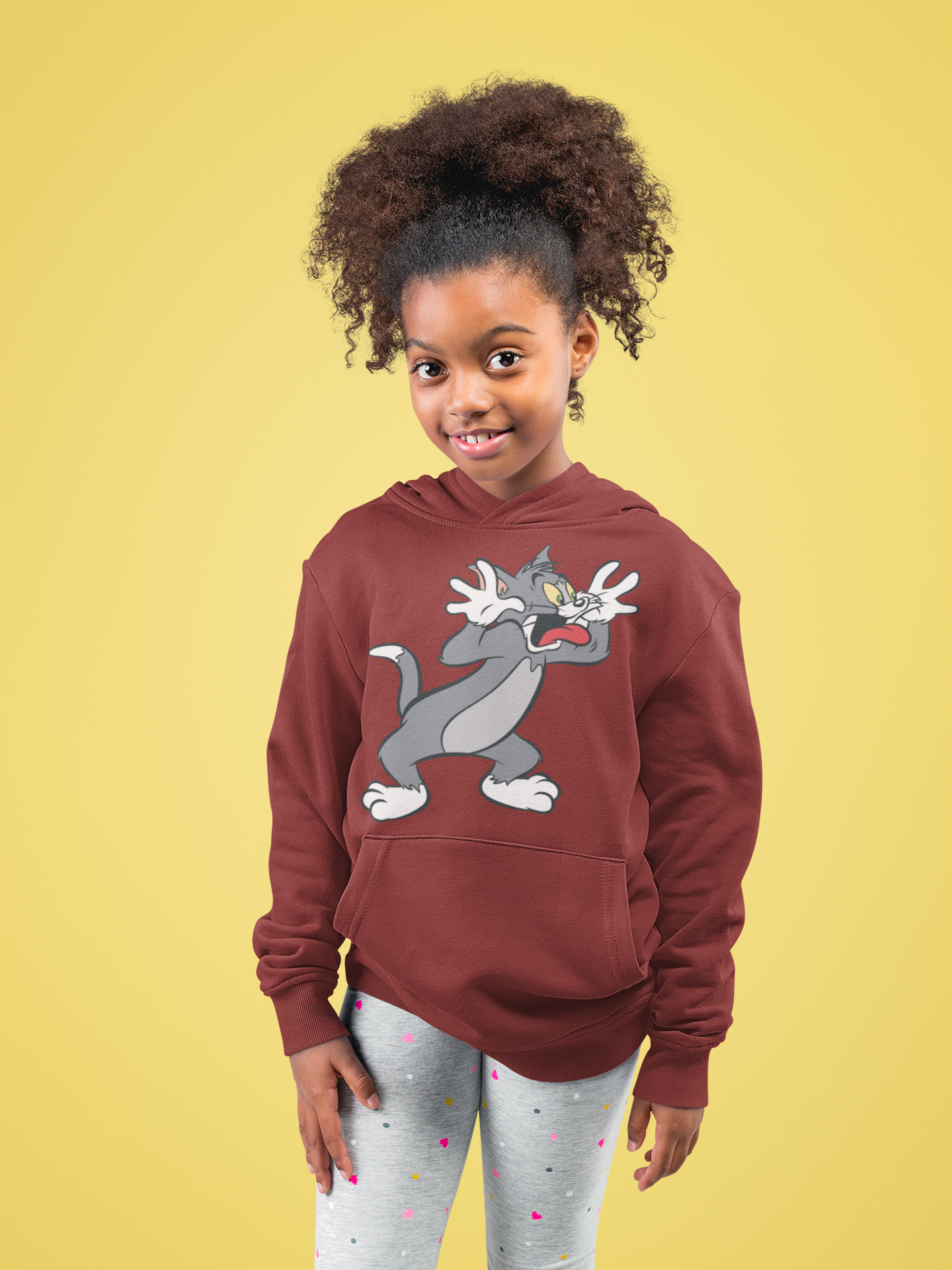 Cute Cartoon Girl Hoodies-FunkyTeesClub