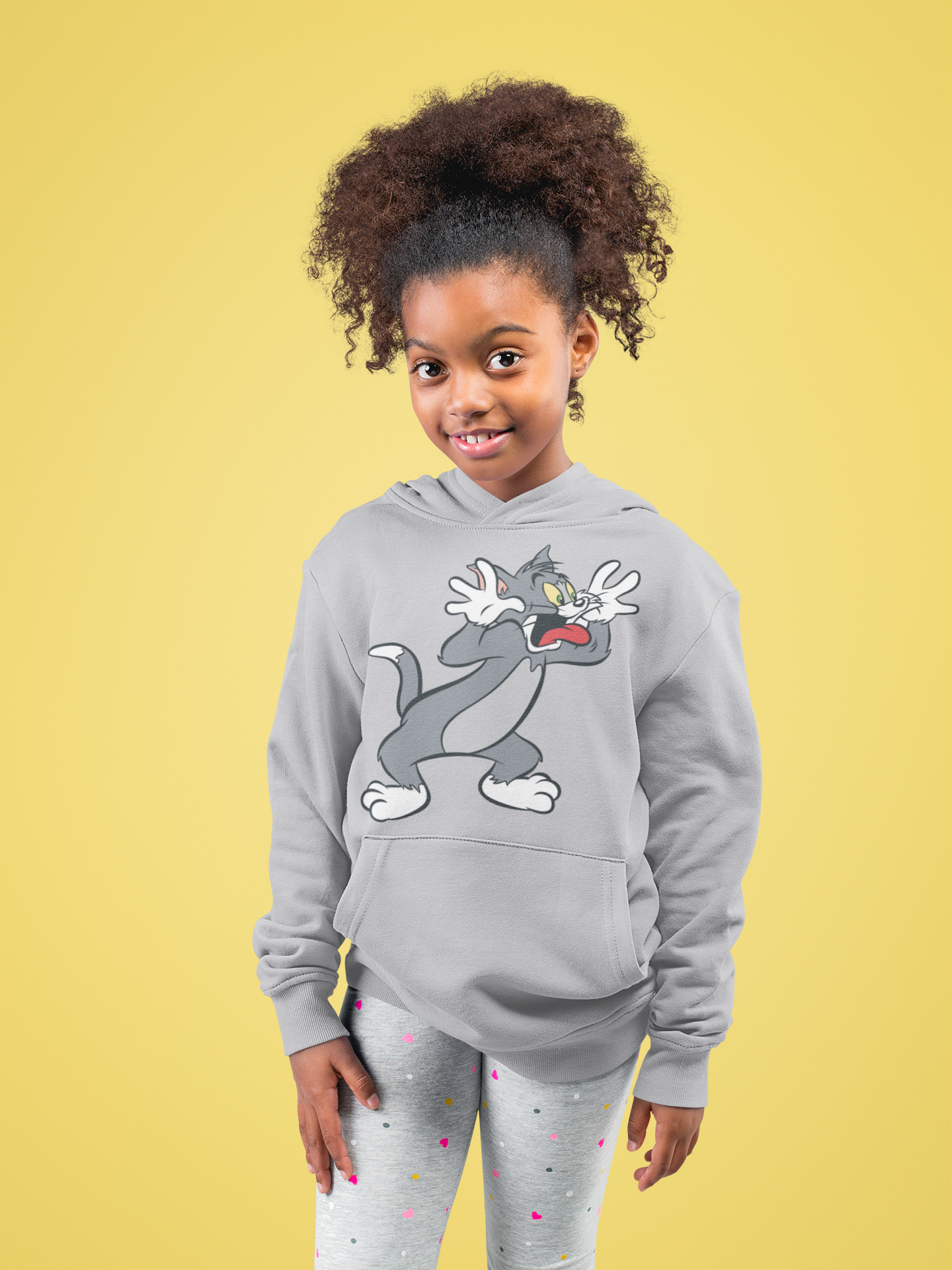 Cute Cartoon Girl Hoodies-FunkyTeesClub