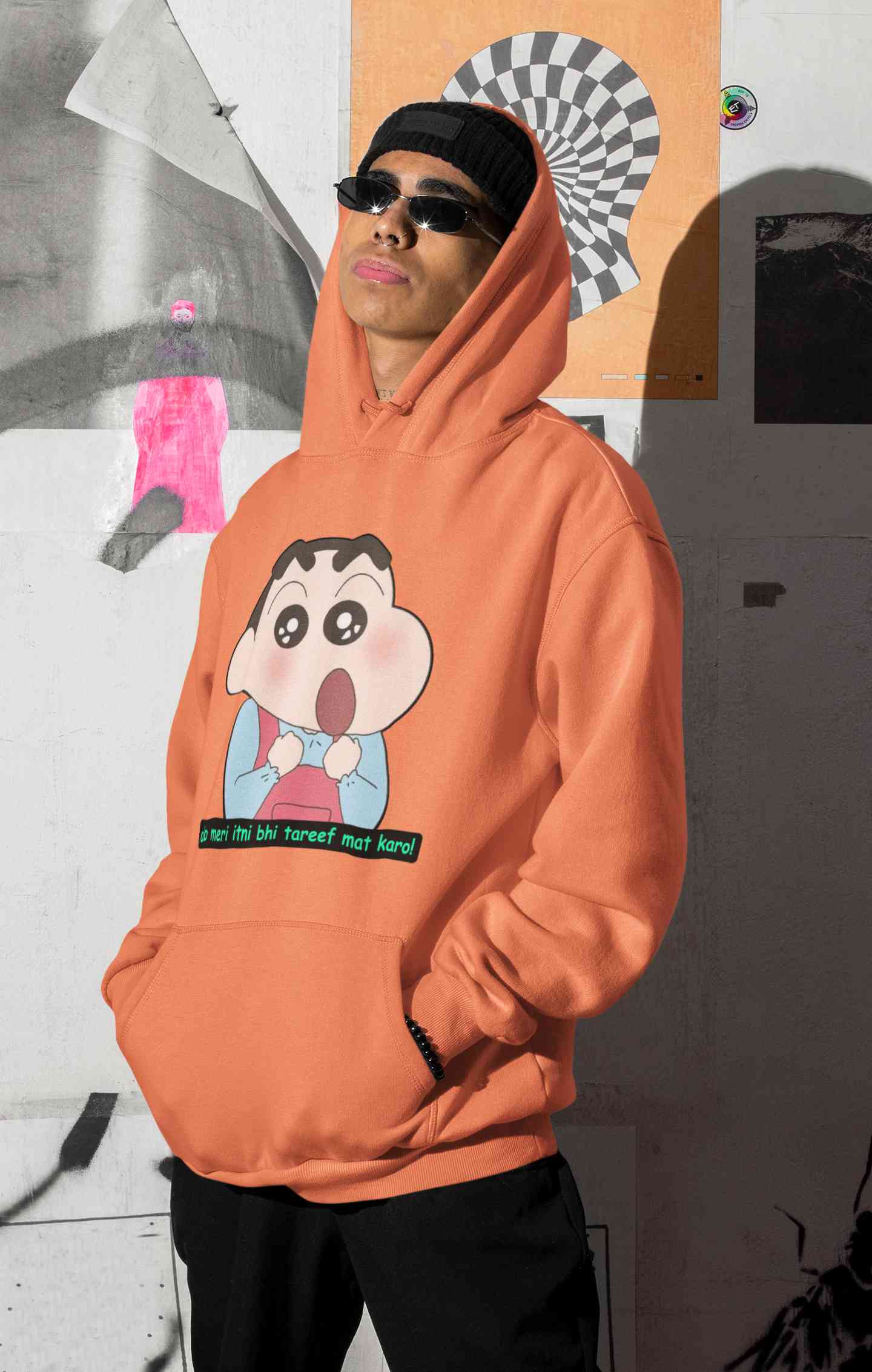 Itni Tareef Cartoon Funny Memes Men Hoodies-FunkyTeesClub