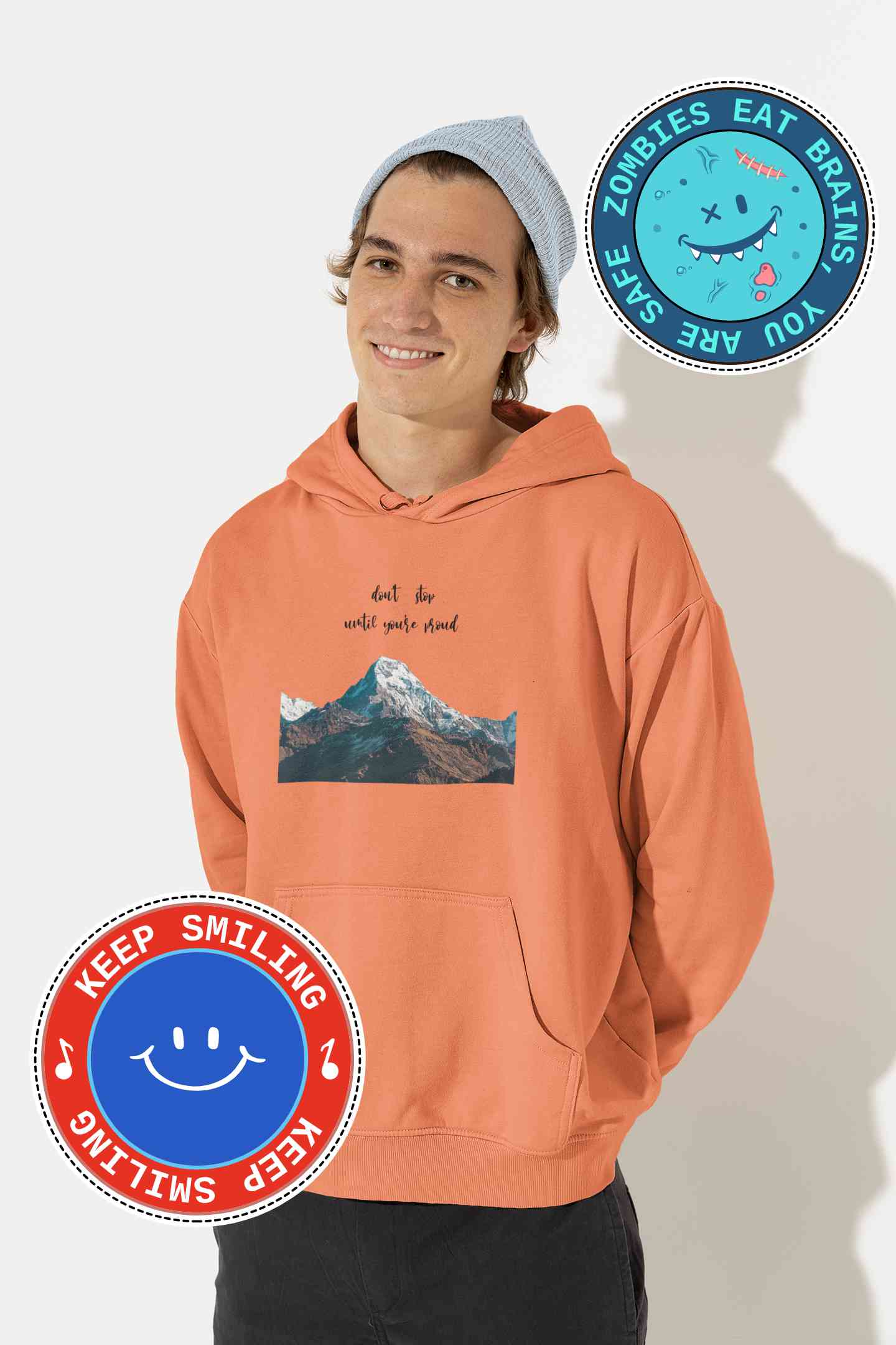 Dont Stop Men Hoodies-FunkyTeesClub