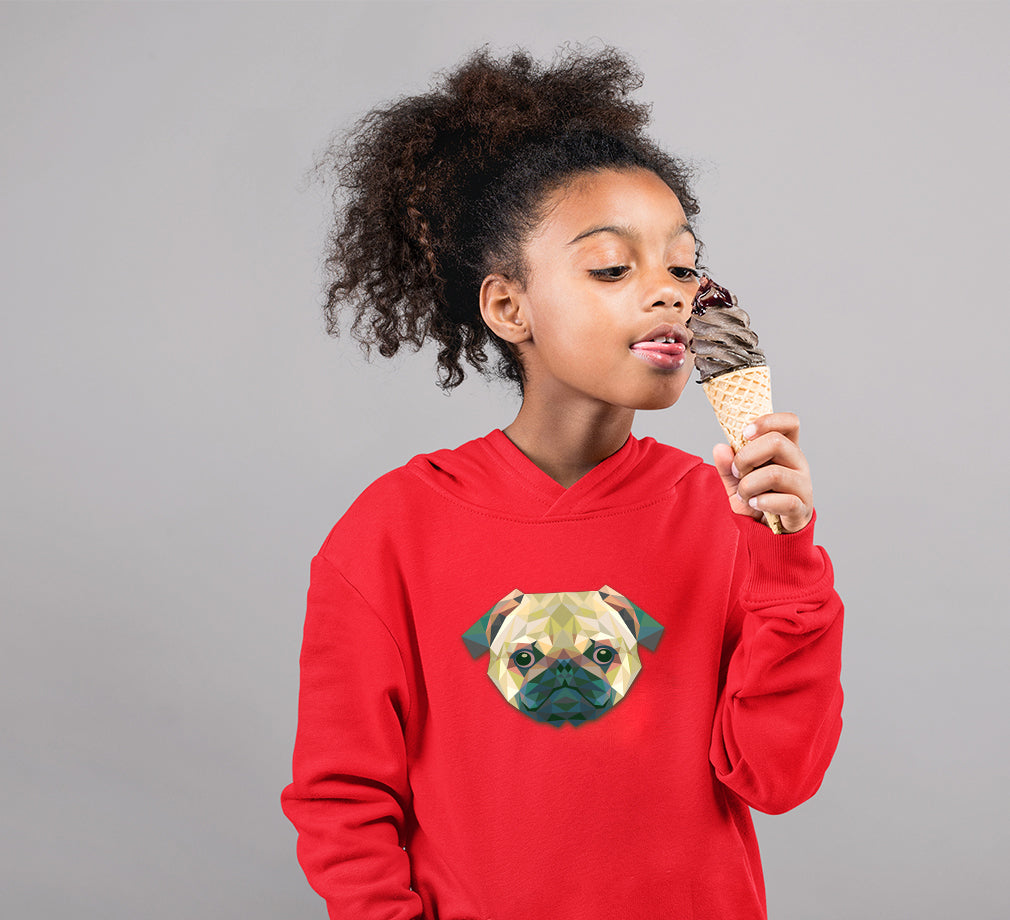 TRIANGLE DOG Girl Hoodies-FunkyTeesClub