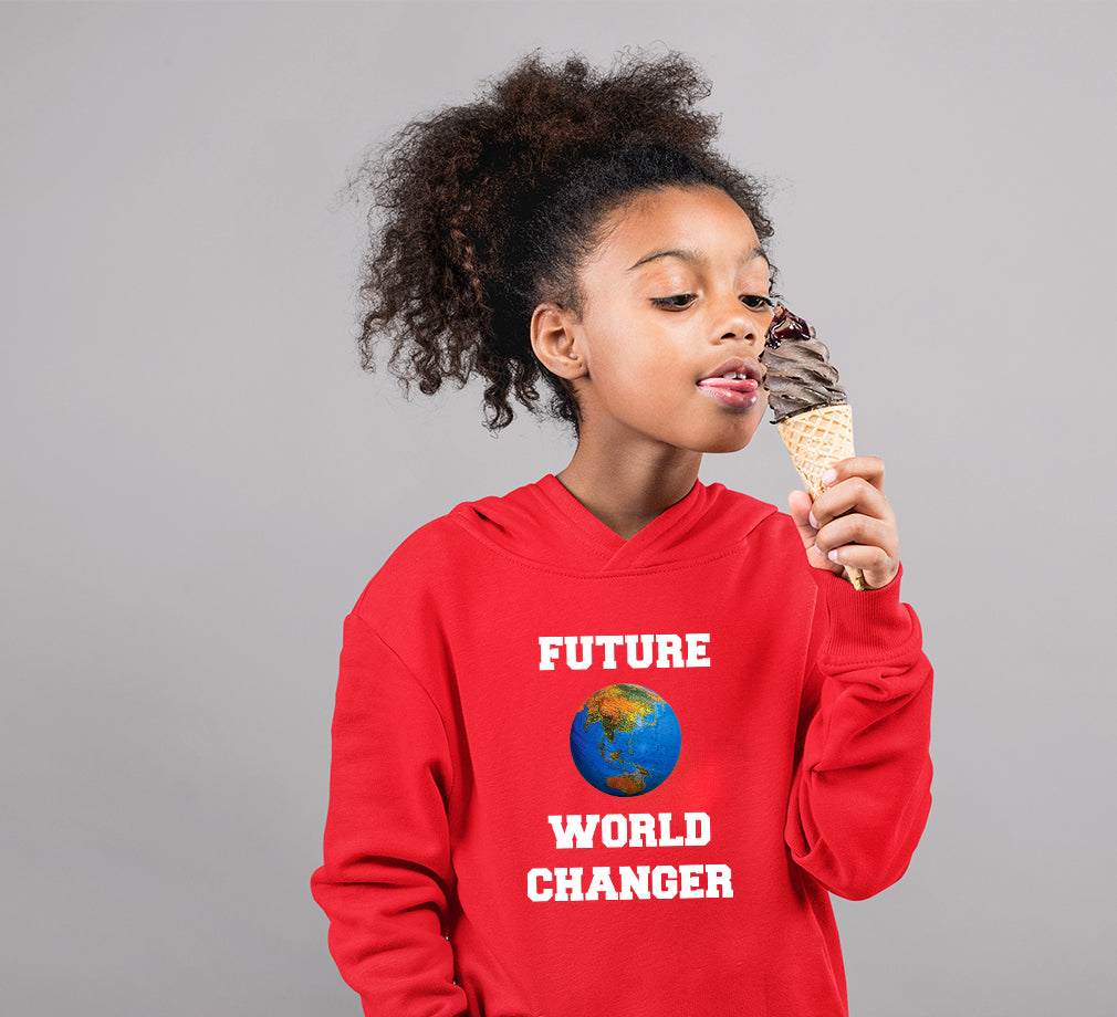 Future World Changer Girl Hoodies-FunkyTeesClub