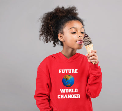 Future World Changer Girl Hoodies-FunkyTeesClub