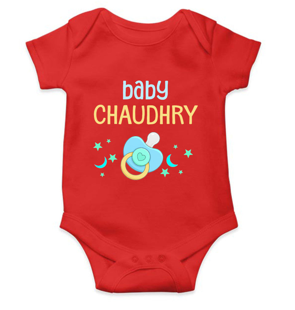 Custom Name Baby Surname Cute New Born Rompers for Baby Boy- FunkyTeesClub