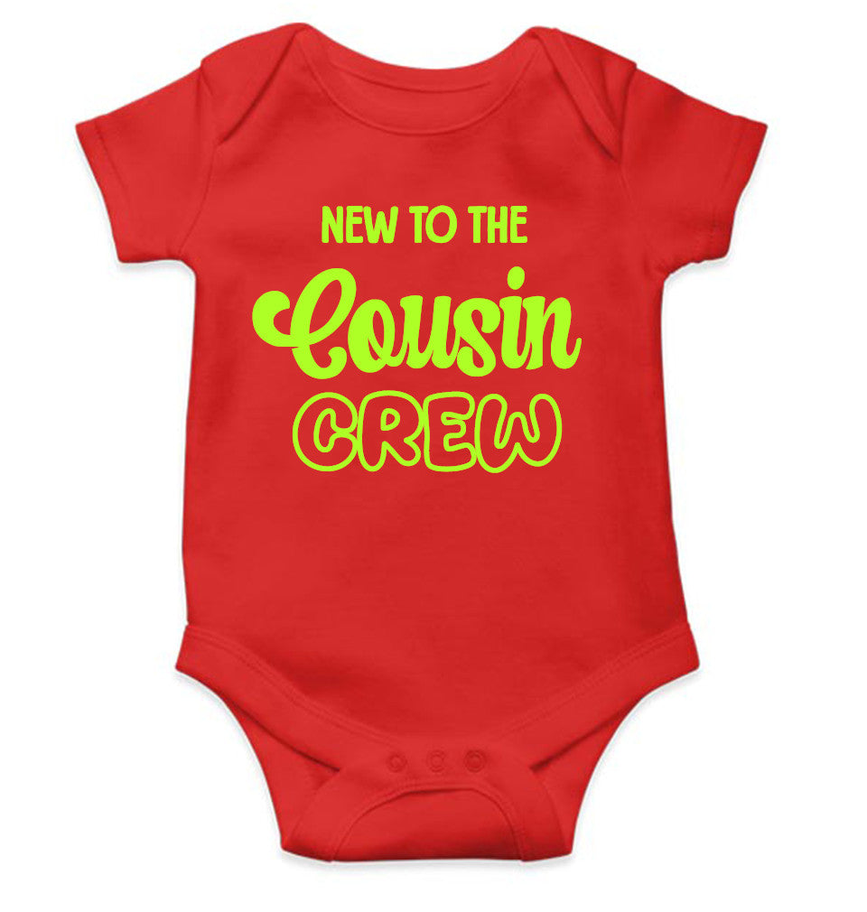New To Cousin Crew Rakshabandhan Rompers for Baby Girl- FunkyTeesClub
