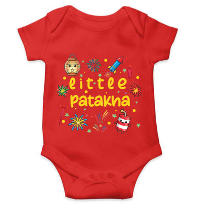 Little Patakha Diwali Rompers for Baby Girl- FunkyTeesClub