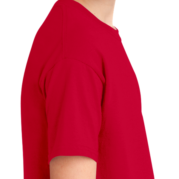 Boy Plain Red T-shirt-FunkyTeesClub
