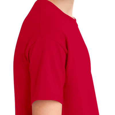 Boy Plain Red T-shirt-FunkyTeesClub