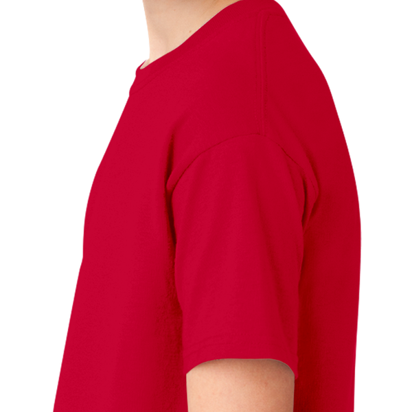 Boy Plain Red T-shirt-FunkyTeesClub