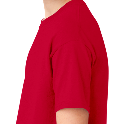Boy Plain Red T-shirt-FunkyTeesClub