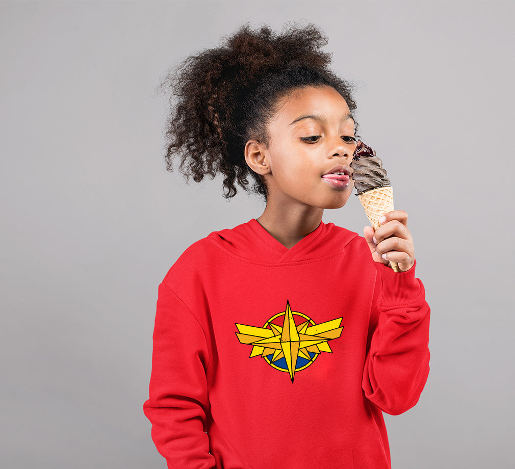 Captain Marvel Girl Hoodies-FunkyTeesClub