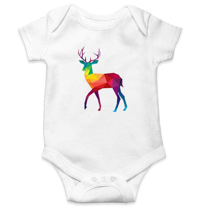 Reindeer Abstract Rompers for Baby Girl- FunkyTradition FunkyTradition