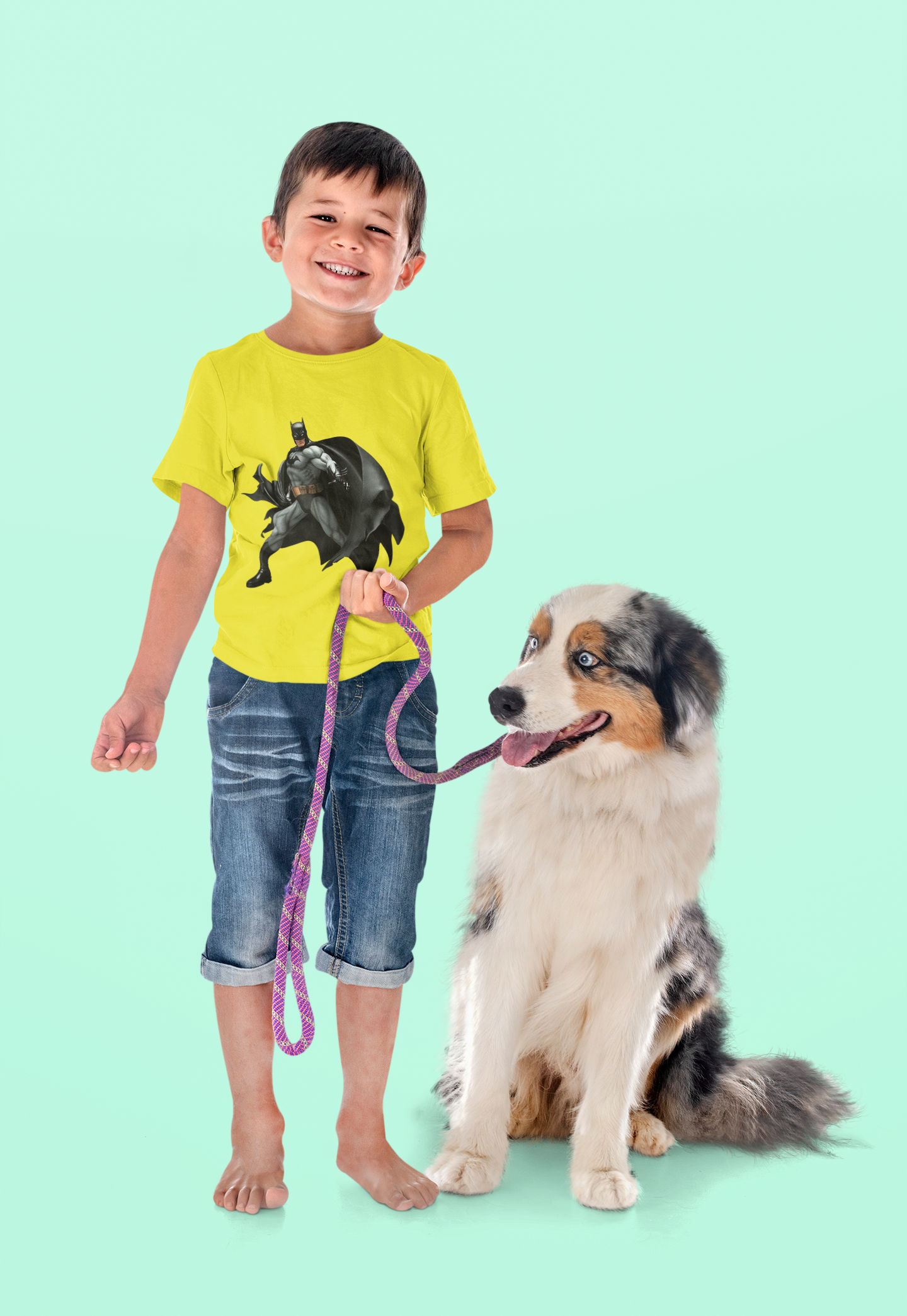 Superhero Half Sleeves T-Shirt for Boy-FunkyTeesClub