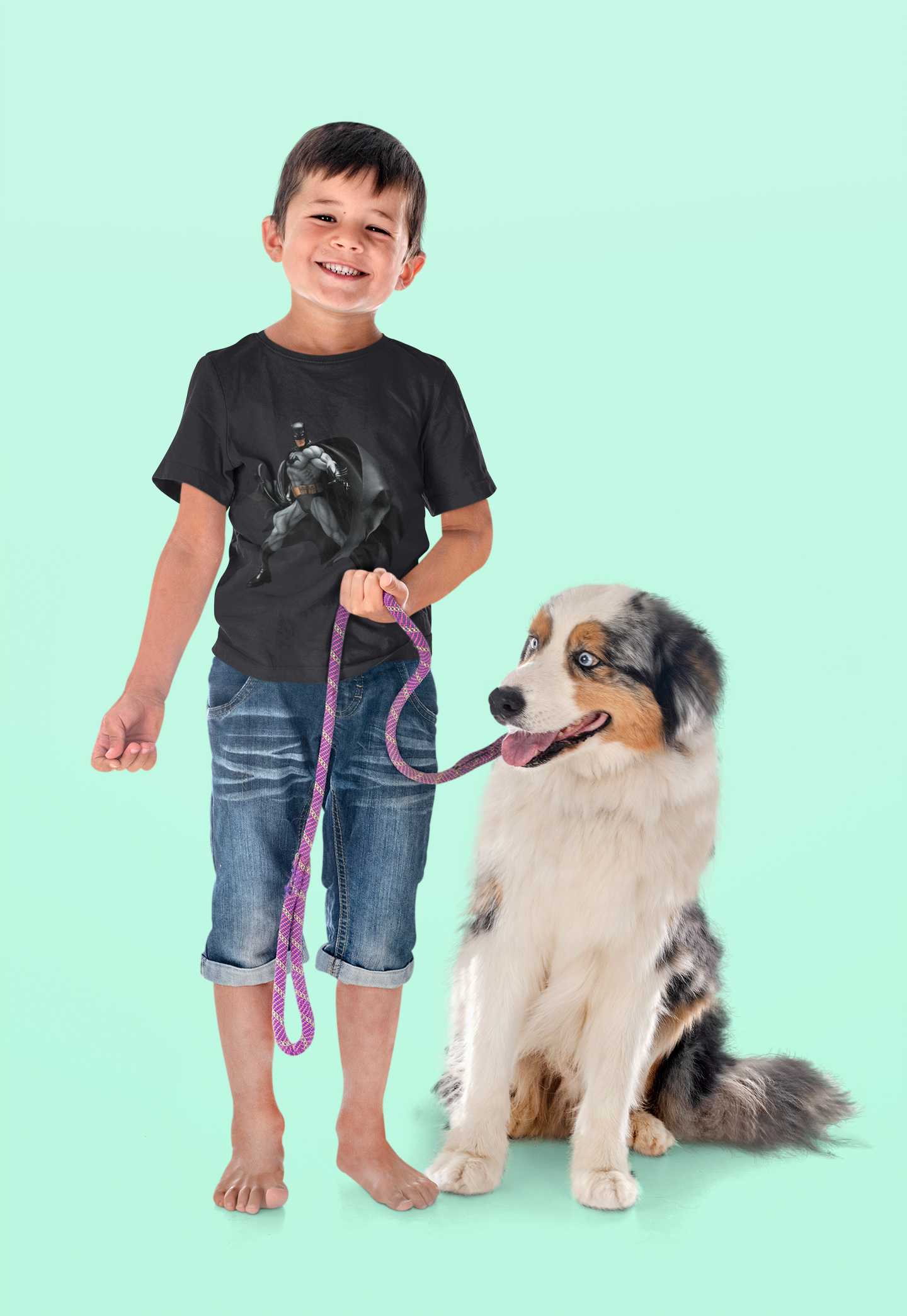 Superhero Half Sleeves T-Shirt for Boy-FunkyTeesClub