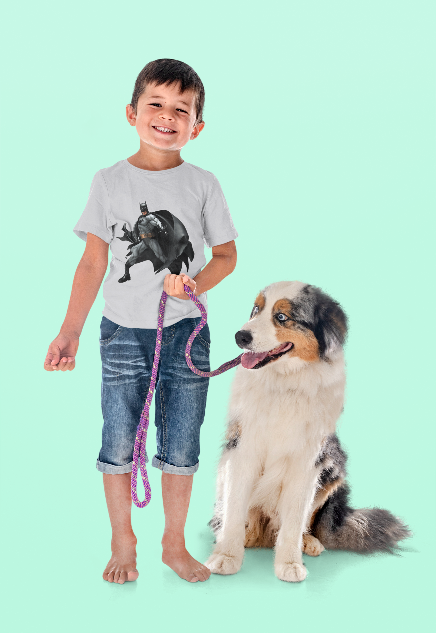 Superhero Half Sleeves T-Shirt for Boy-FunkyTeesClub