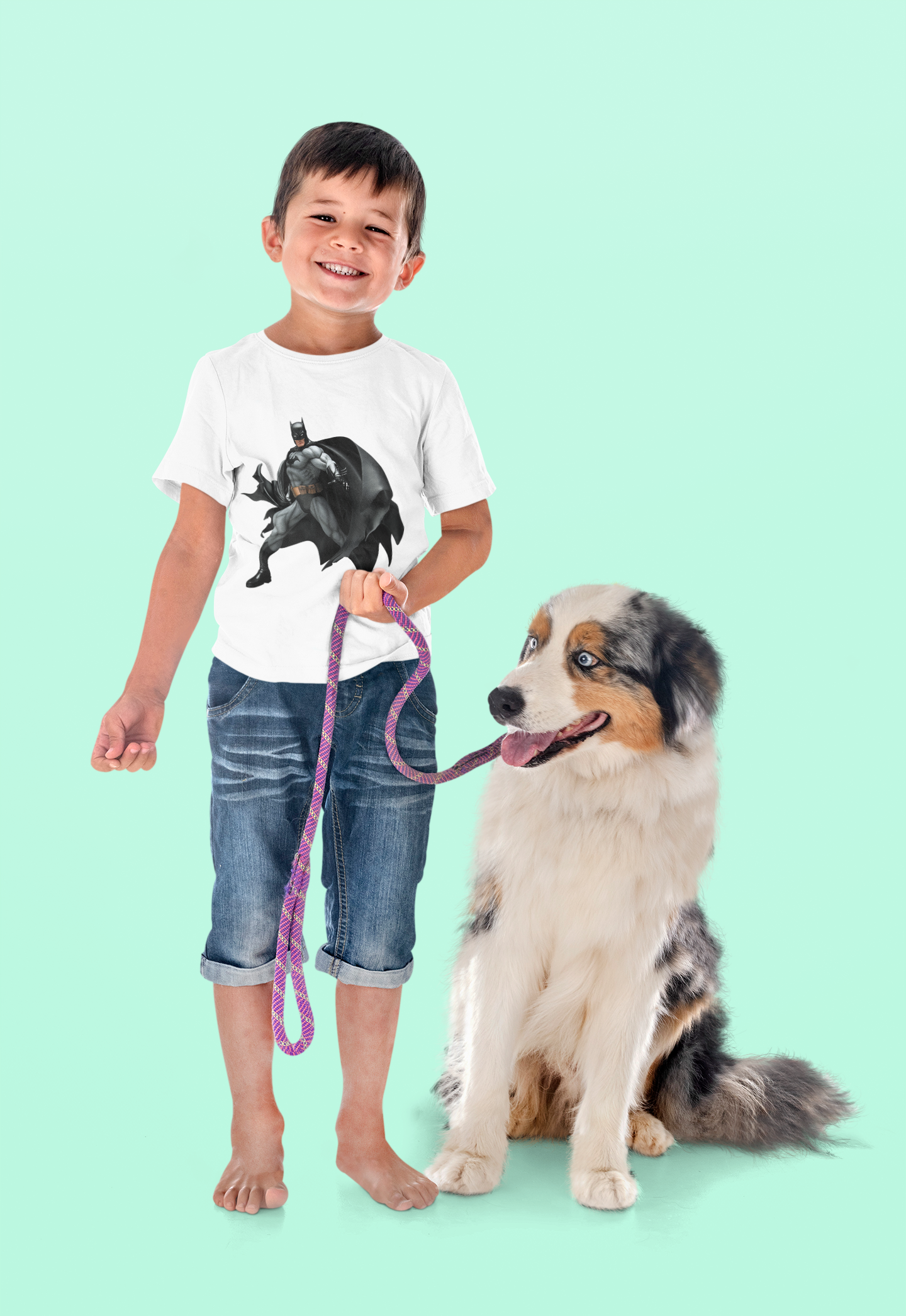 Superhero Half Sleeves T-Shirt for Boy-FunkyTeesClub