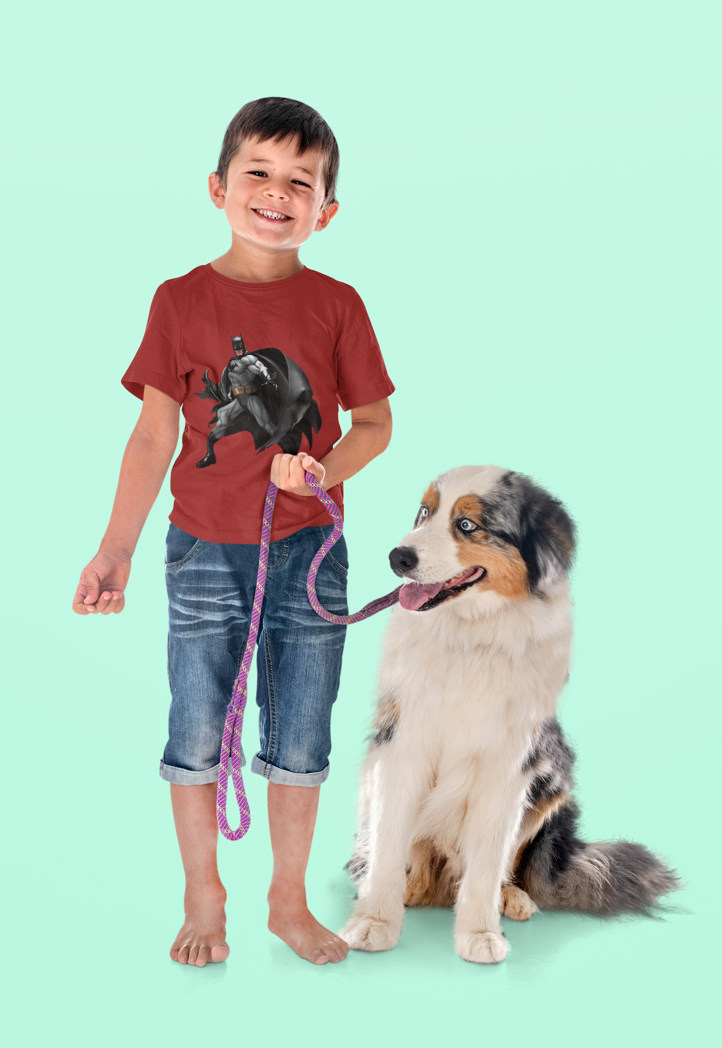 Superhero Half Sleeves T-Shirt for Boy-FunkyTeesClub