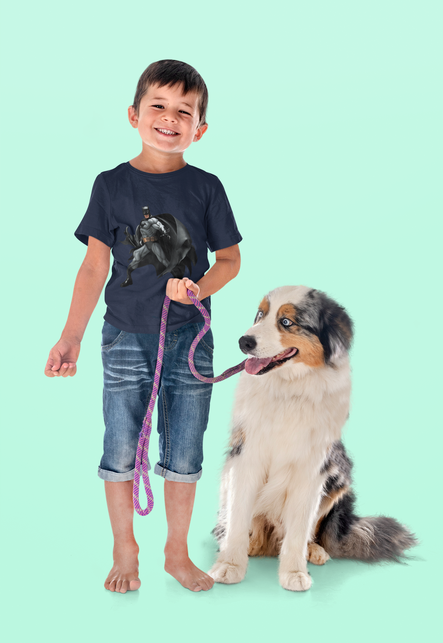 Superhero Half Sleeves T-Shirt for Boy-FunkyTeesClub