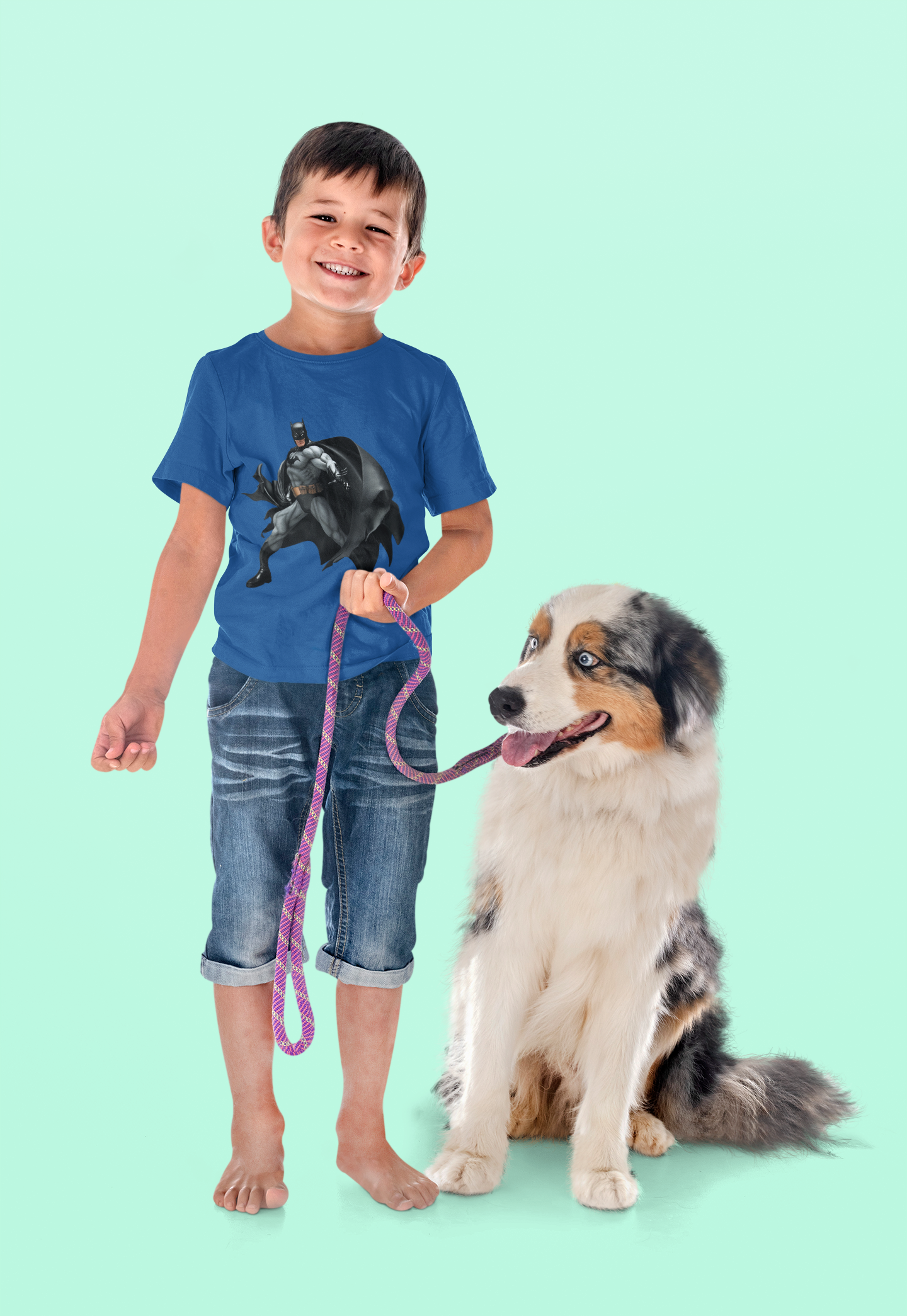 Superhero Half Sleeves T-Shirt for Boy-FunkyTeesClub