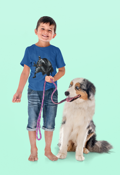 Superhero Half Sleeves T-Shirt for Boy-FunkyTeesClub