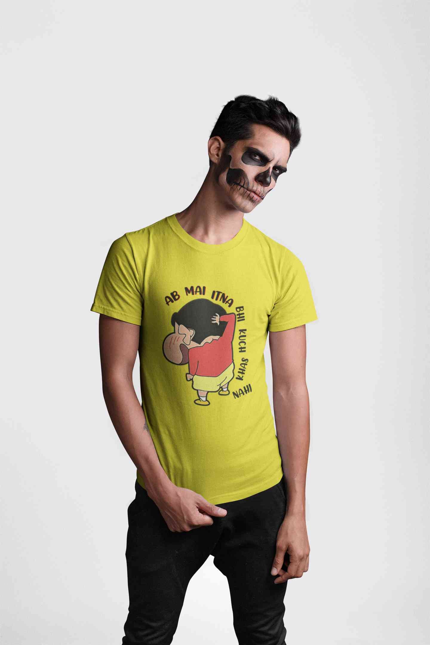Ab Mai Itna Bhi Kuchh Khaas Nahi Mens Half Sleeves T-shirt- FunkyTeesClub