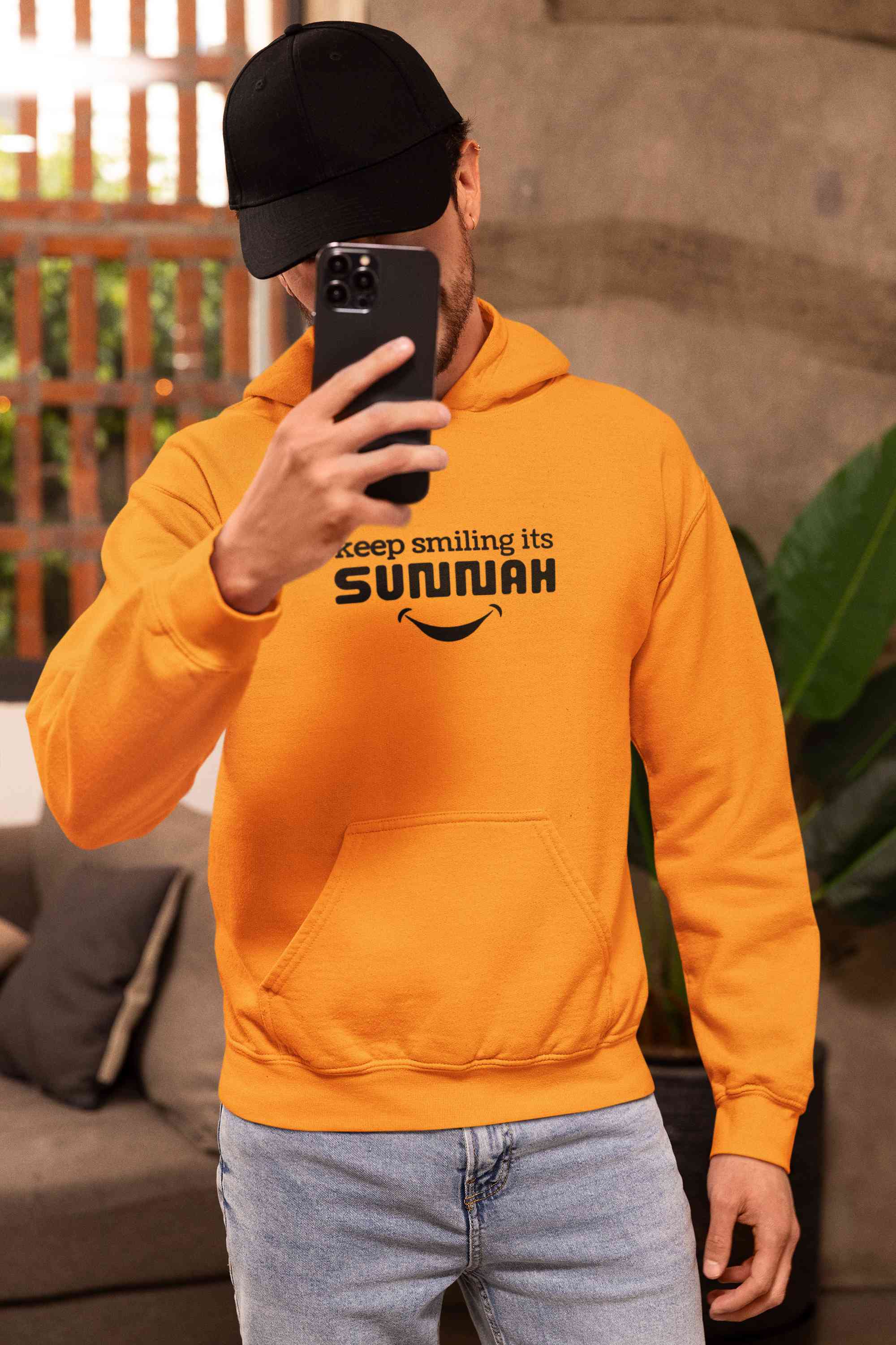 Keep Smiling Its Sunnah Men Hoodies-FunkyTeesClub
