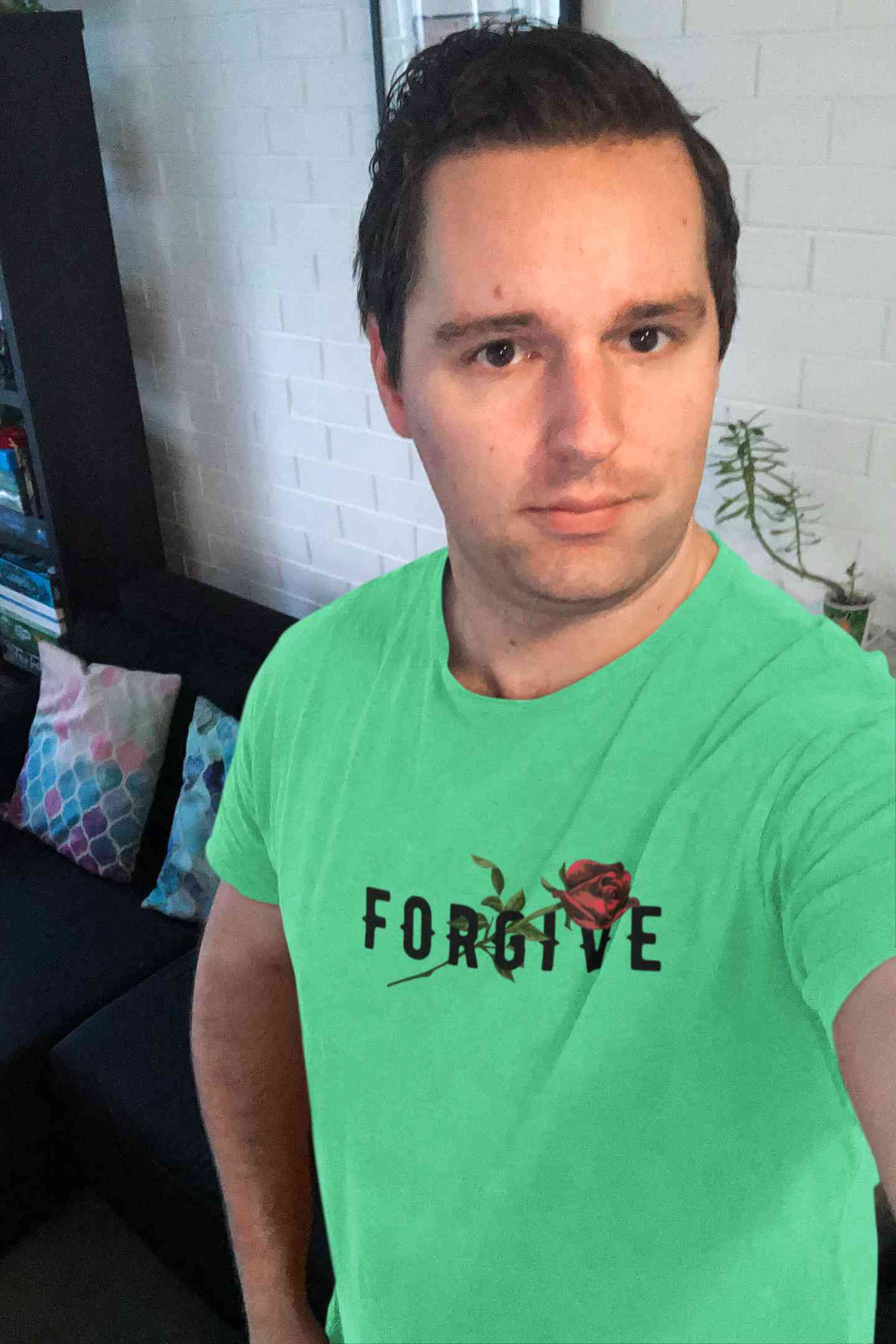 Forgive Mens Half Sleeves T-shirt- FunkyTeesClub