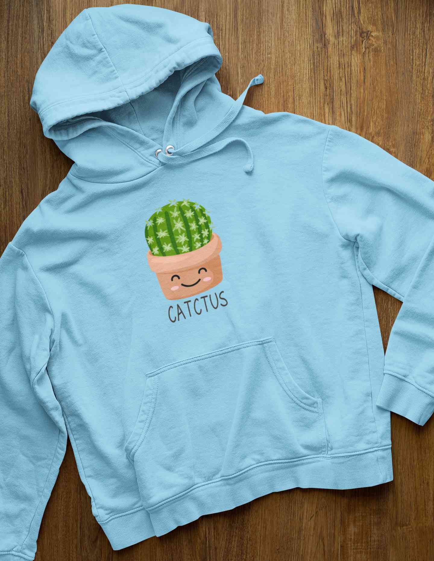 Catctus Funny Graphics Hoodies for Women-FunkyTeesClub