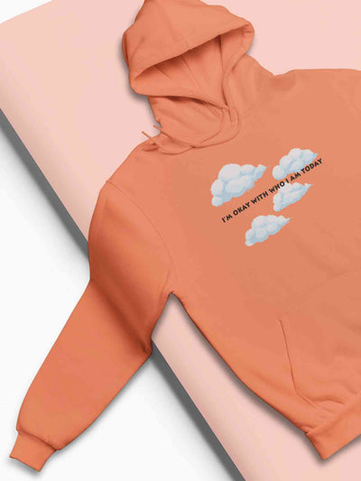 Its Okay Who I Am Today Minimals Hoodies for Women-FunkyTeesClub