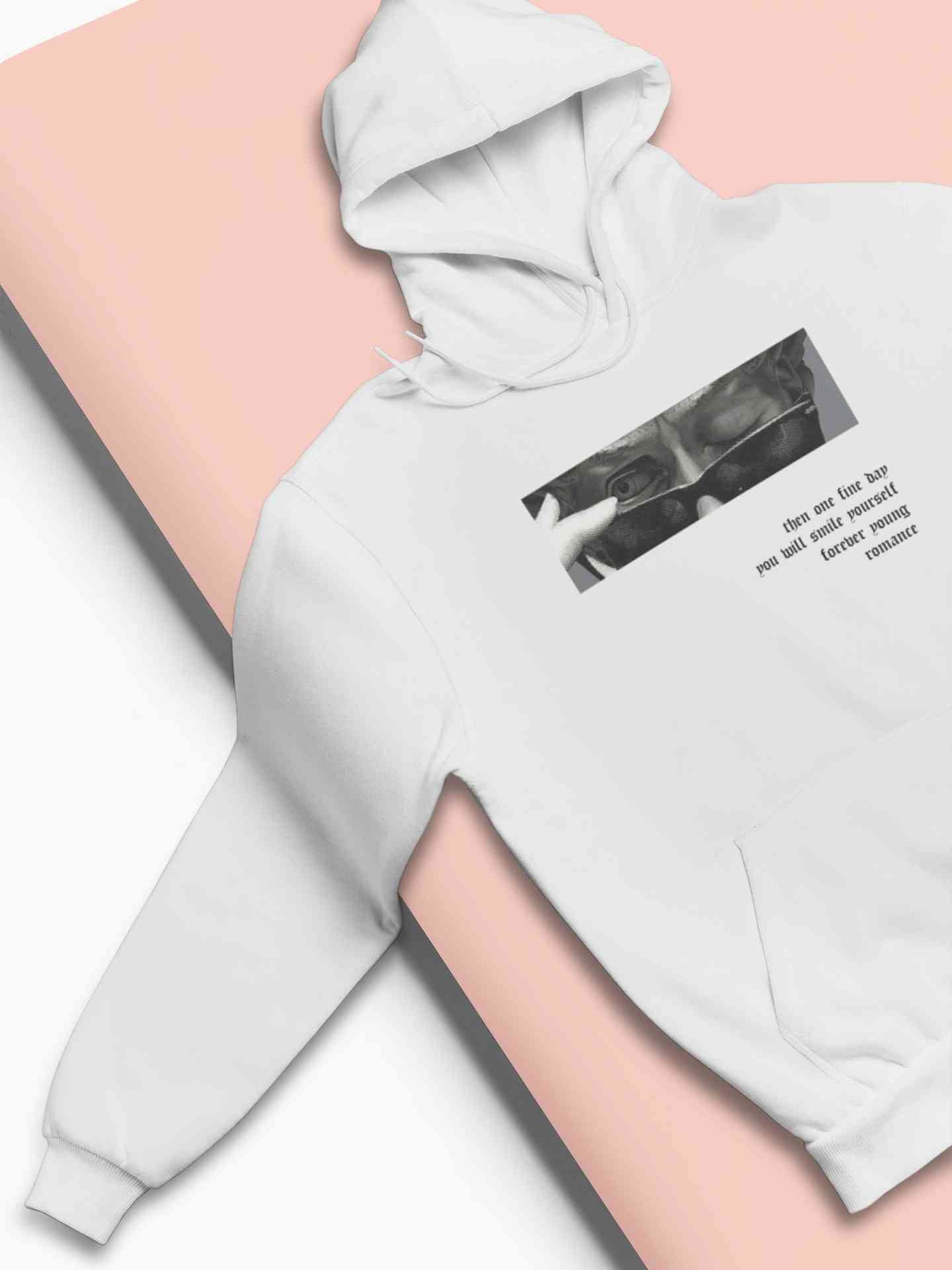 Forever Young Slogan Hoodies for Women-FunkyTeesClub