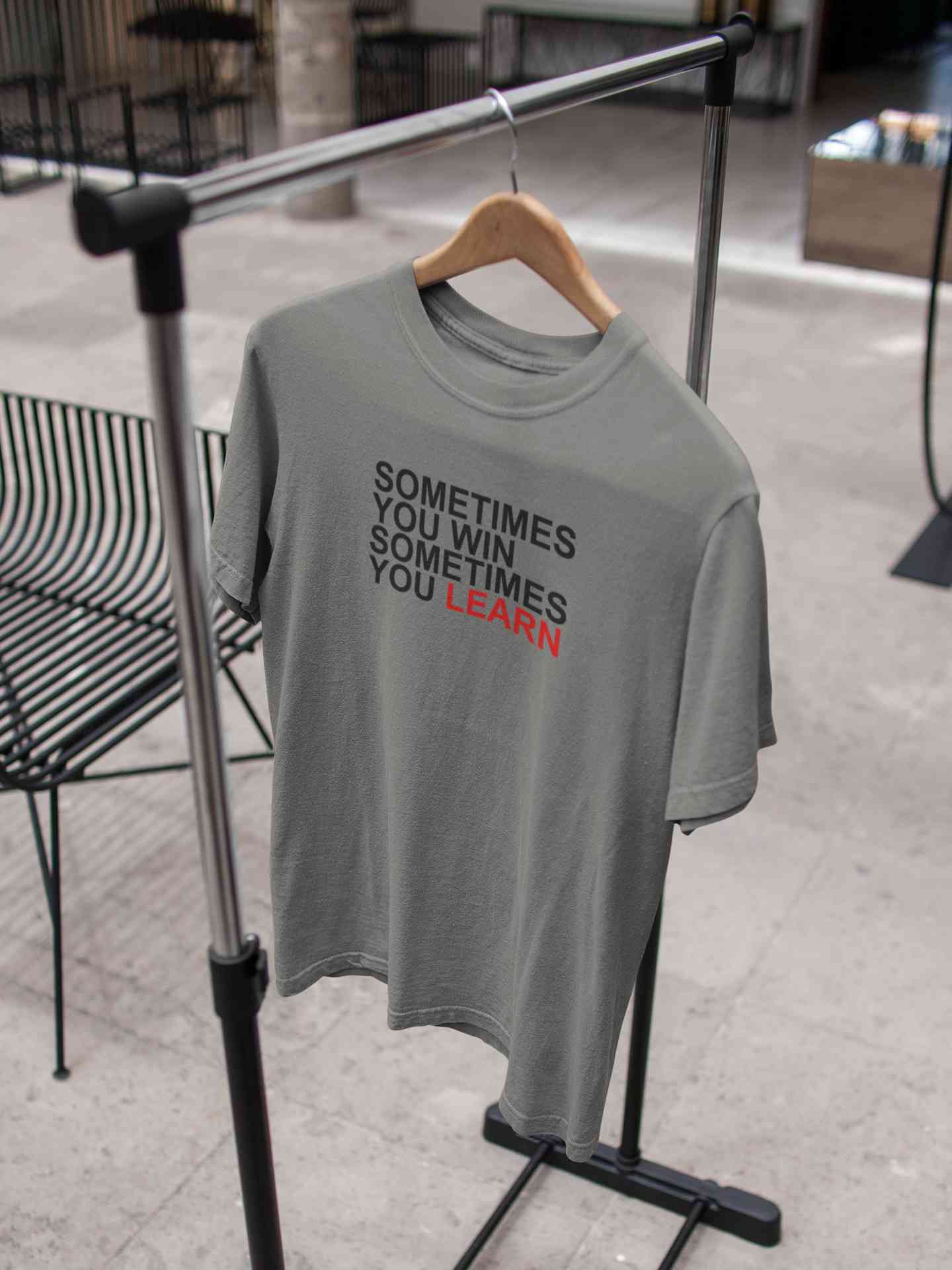 Sometimes You Win Mens Half Sleeves T-shirt- FunkyTeesClub