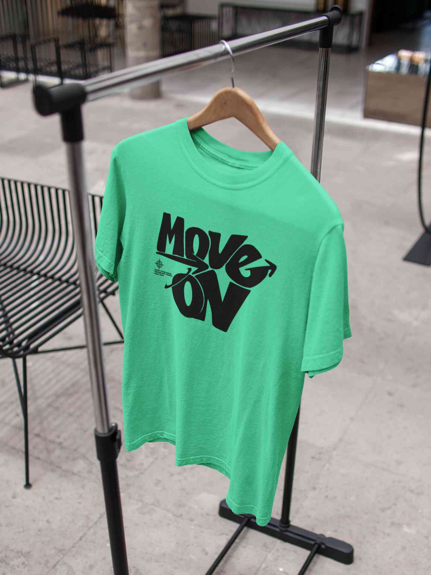 Move On Women Half Sleeves T-shirt- FunkyTeesClub
