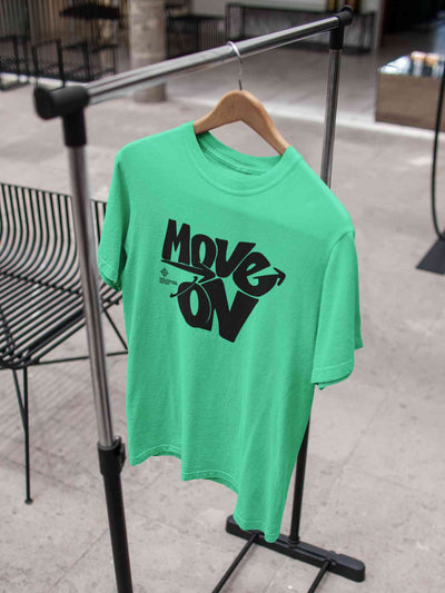 Move On Women Half Sleeves T-shirt- FunkyTeesClub