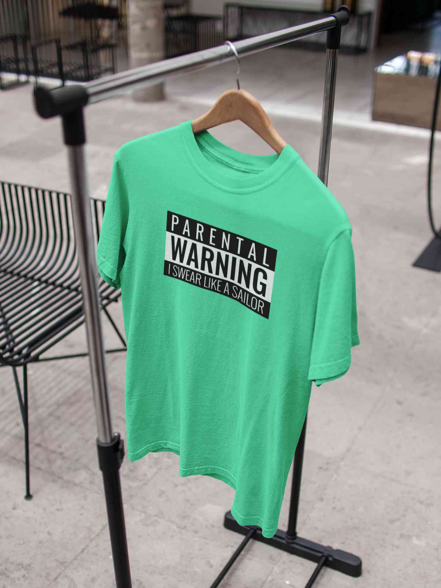 Parental Warning Quotes Mens Half Sleeves T-shirt- FunkyTeesClub