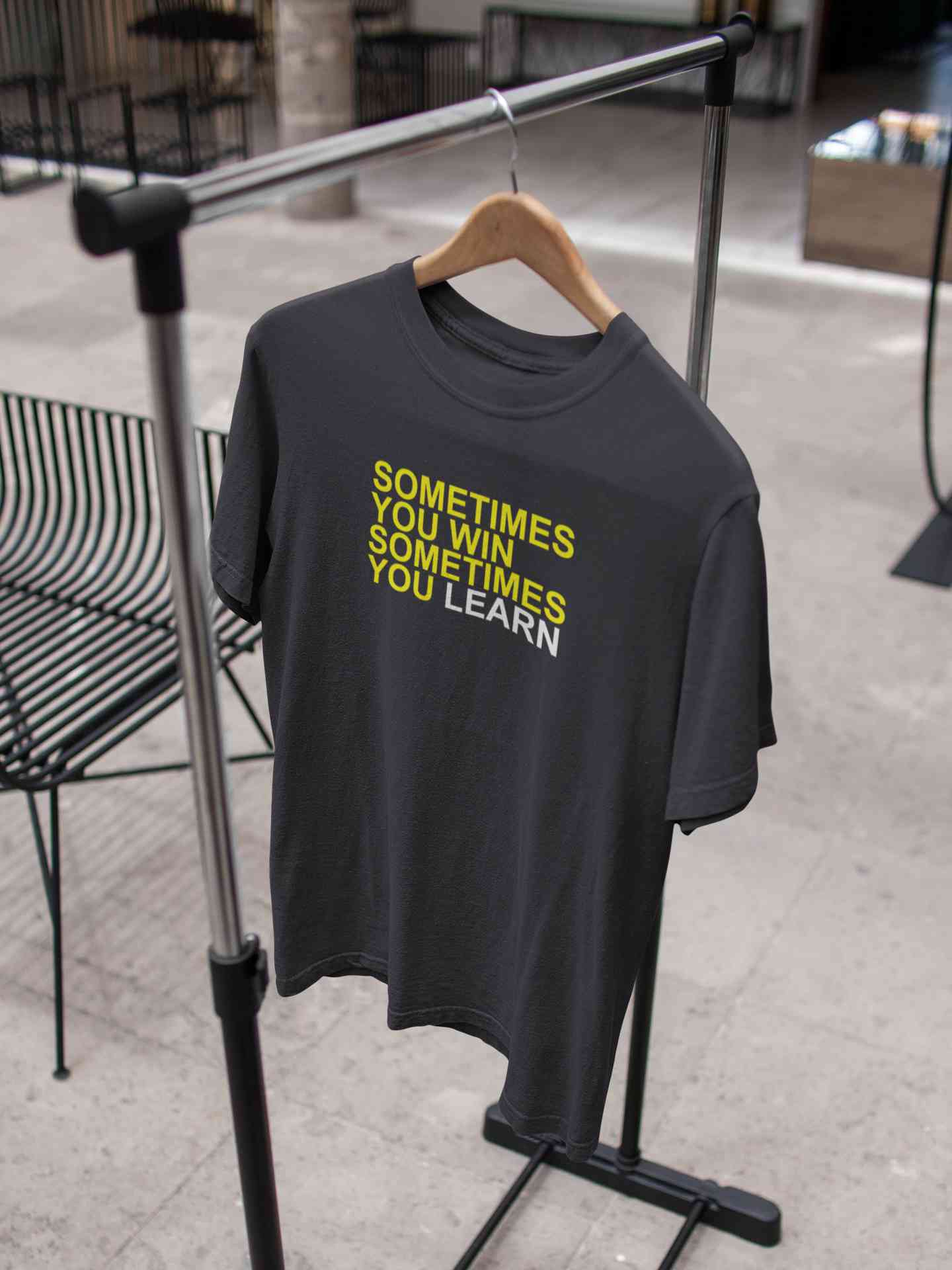 Sometimes You Win Mens Half Sleeves T-shirt- FunkyTeesClub