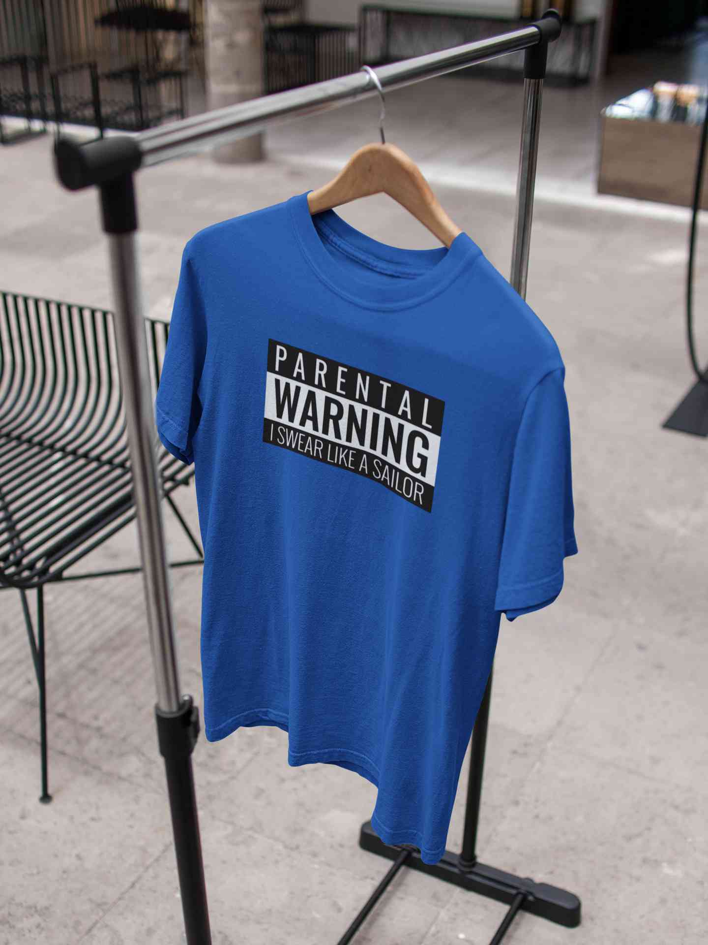 Parental Warning Quotes Mens Half Sleeves T-shirt- FunkyTeesClub