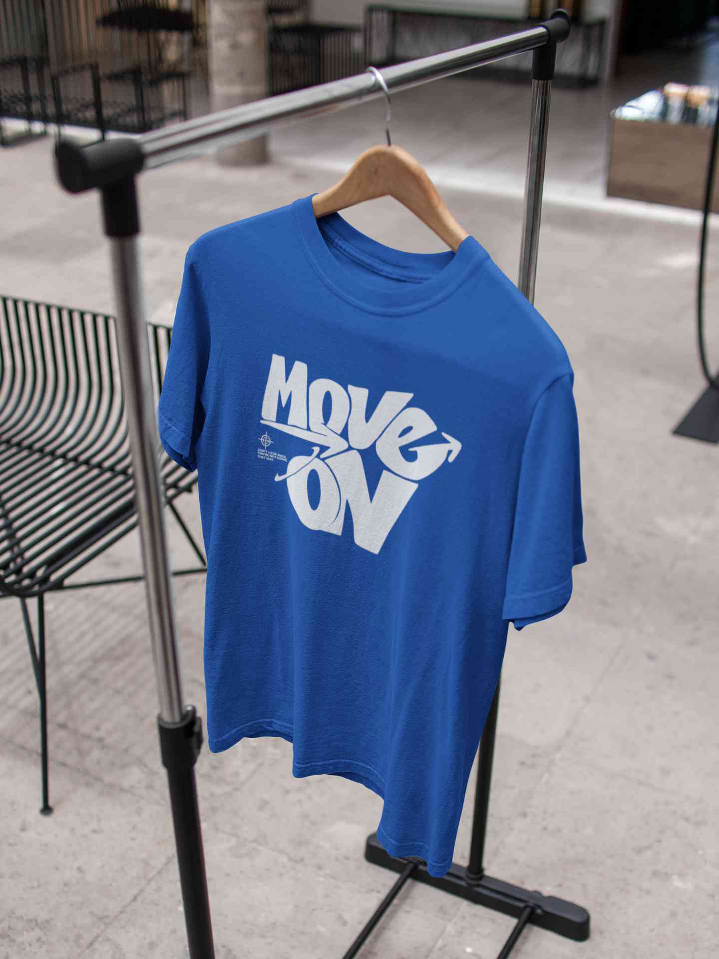 Move On Mens Half Sleeves T-shirt- FunkyTeesClub