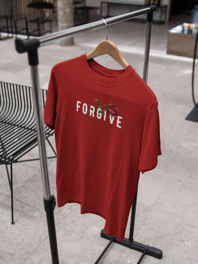 Forgive Women Half Sleeves T-shirt- FunkyTeesClub