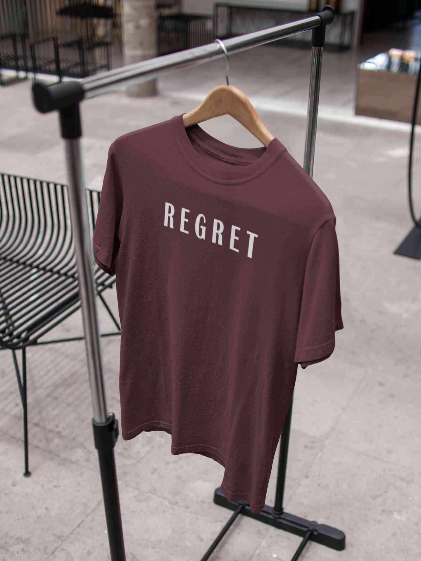 Regret Mens Half Sleeves T-shirt- FunkyTeesClub