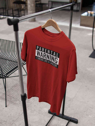 Parental Warning Quotes Women Half Sleeves T-shirt- FunkyTeesClub