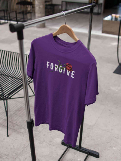 Forgive Women Half Sleeves T-shirt- FunkyTeesClub