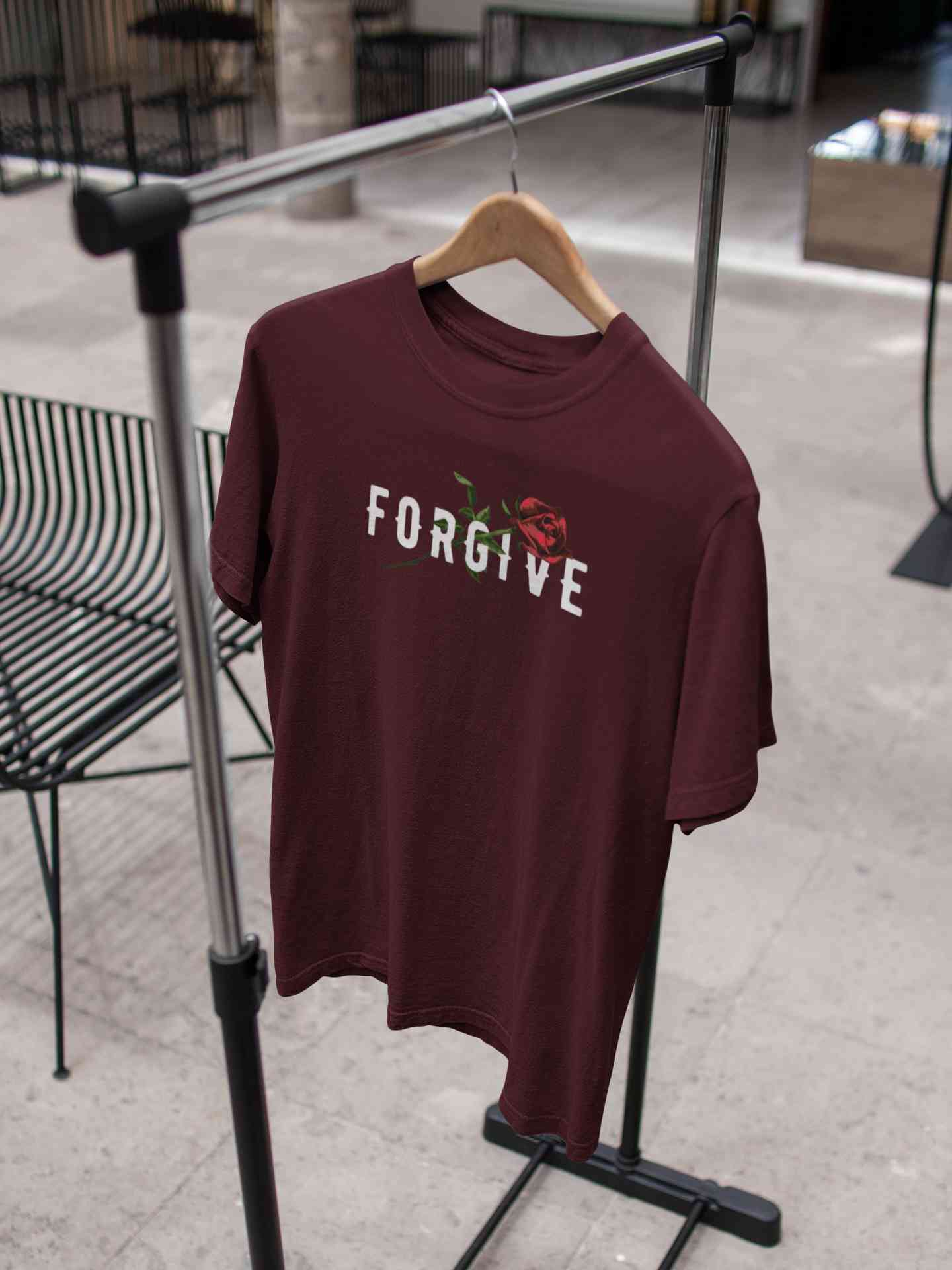 Forgive Women Half Sleeves T-shirt- FunkyTeesClub
