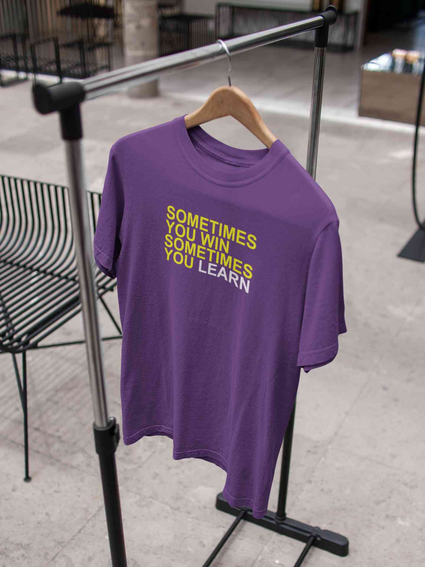 Sometimes You Win Mens Half Sleeves T-shirt- FunkyTeesClub