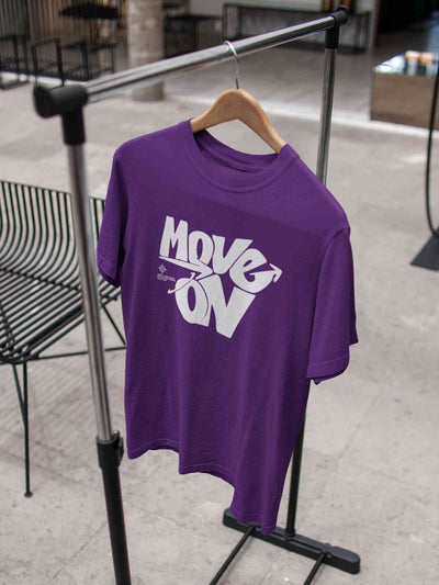 Move On Mens Half Sleeves T-shirt- FunkyTeesClub