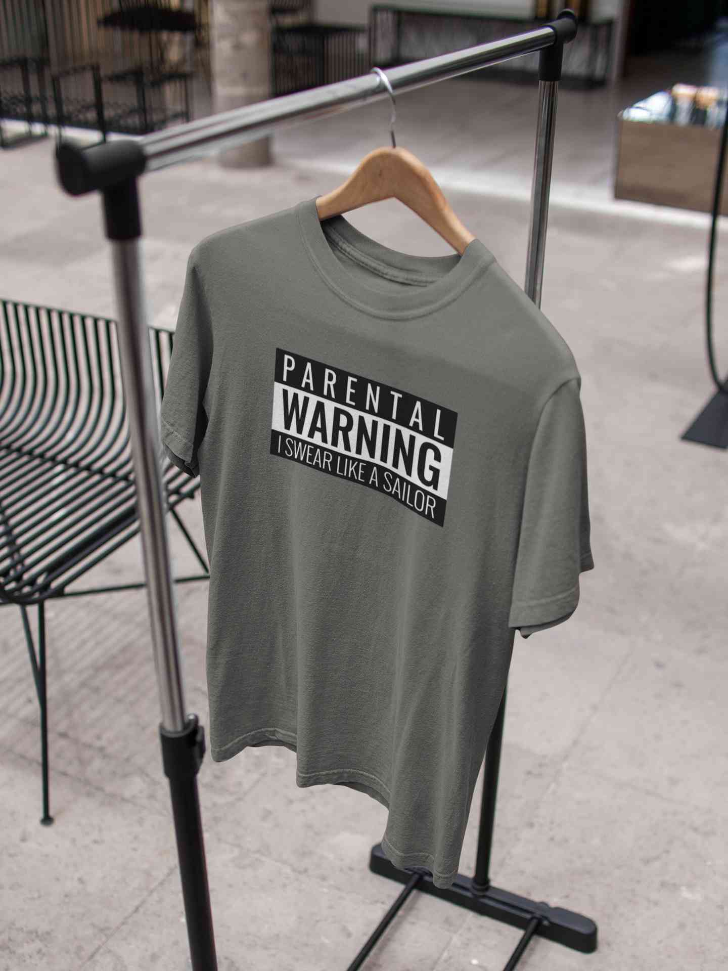 Parental Warning Quotes Mens Half Sleeves T-shirt- FunkyTeesClub