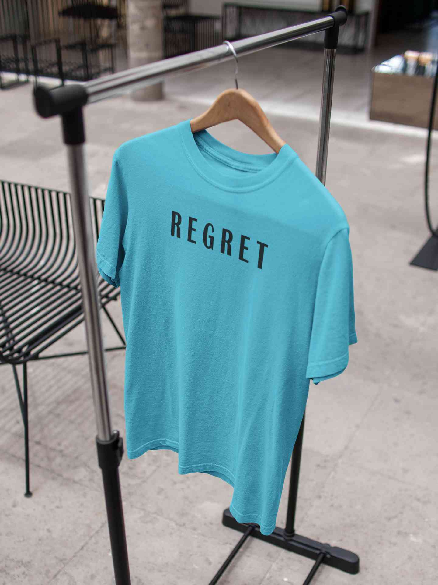 Regret Mens Half Sleeves T-shirt- FunkyTeesClub