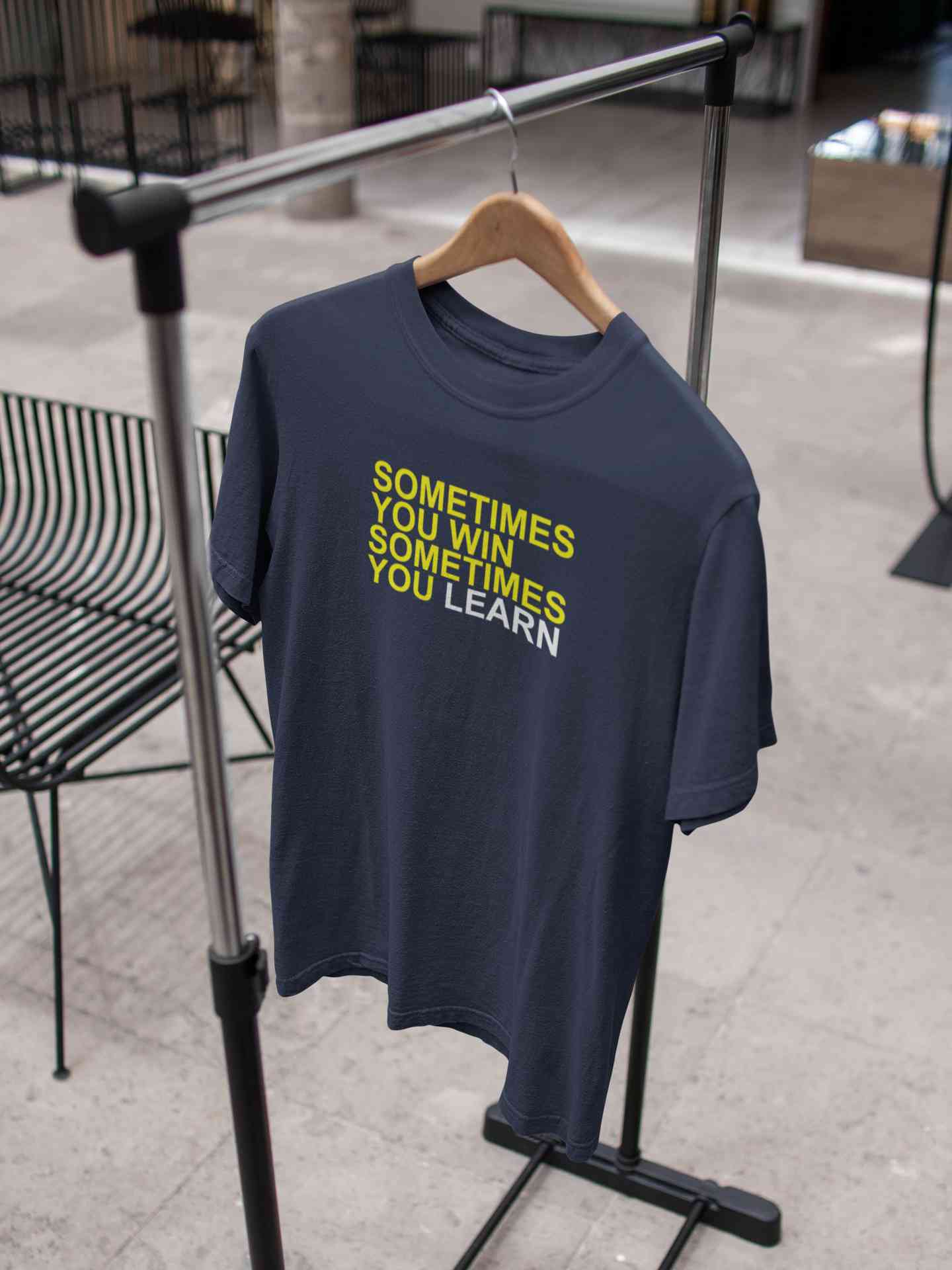 Sometimes You Win Mens Half Sleeves T-shirt- FunkyTeesClub
